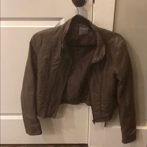 Faux leather jacket - new !!
